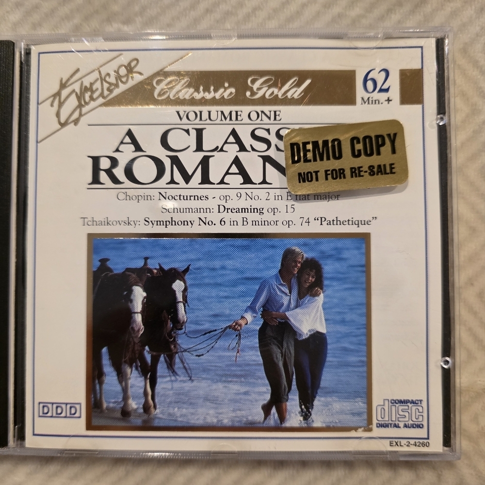 3 for $10 Excelsior Classic Gold A Classic Romance Classical Music CD